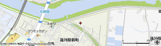 茨城県土浦市蓮河原新町16周辺の地図