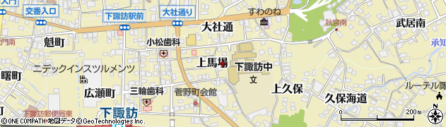 長野県諏訪郡下諏訪町5489-2周辺の地図