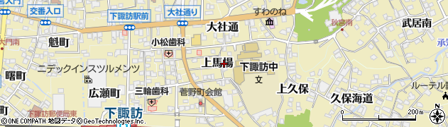 長野県諏訪郡下諏訪町5490周辺の地図