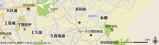 長野県諏訪郡下諏訪町6002周辺の地図