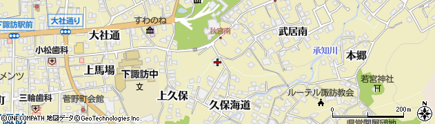 長野県諏訪郡下諏訪町5745-2周辺の地図