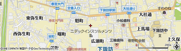 長野県諏訪郡下諏訪町5366周辺の地図