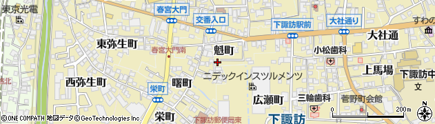 長野県諏訪郡下諏訪町5359-5周辺の地図