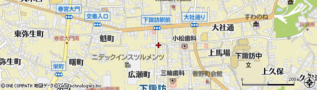 長野県諏訪郡下諏訪町5379-2周辺の地図