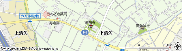 清福寺指圧治療院周辺の地図