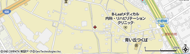 茨城県つくば市小野崎417周辺の地図
