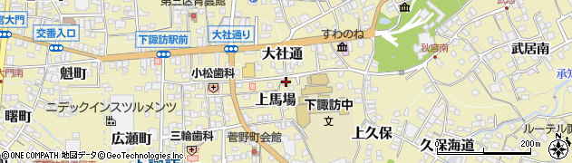 長野県諏訪郡下諏訪町5492周辺の地図