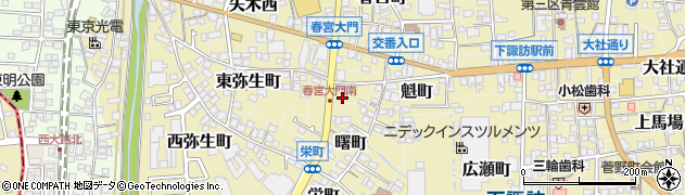 長野県諏訪郡下諏訪町5349周辺の地図