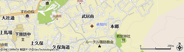 長野県諏訪郡下諏訪町5975周辺の地図