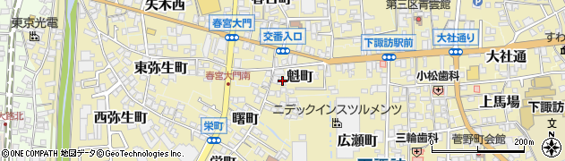 長野県諏訪郡下諏訪町5359周辺の地図