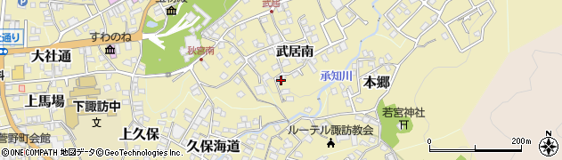 長野県諏訪郡下諏訪町5999周辺の地図