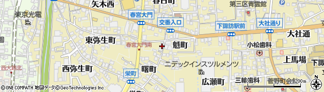 長野県諏訪郡下諏訪町5355周辺の地図