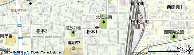 福井市　とちのき児童館周辺の地図