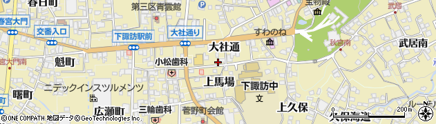 長野県諏訪郡下諏訪町5493周辺の地図