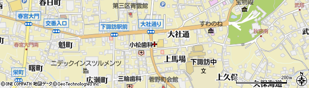 長野県諏訪郡下諏訪町5521周辺の地図