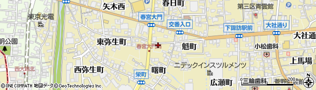 長野県諏訪郡下諏訪町5352周辺の地図