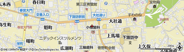 長野県諏訪郡下諏訪町5513周辺の地図