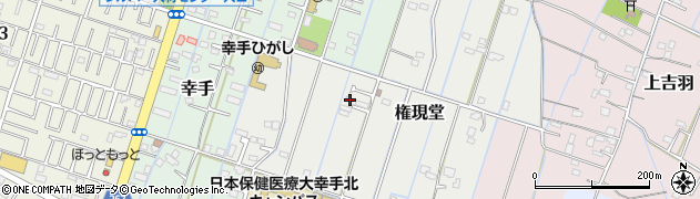 埼玉県幸手市権現堂1381周辺の地図