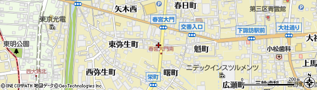 長野県諏訪郡下諏訪町5251-6周辺の地図