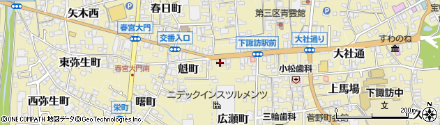 長野県諏訪郡下諏訪町5369-2周辺の地図