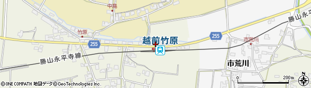 越前竹原駅周辺の地図