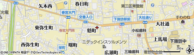 長野県諏訪郡下諏訪町5361周辺の地図
