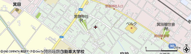 宮前本田公園周辺の地図