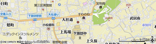 長野県諏訪郡下諏訪町5549-1周辺の地図