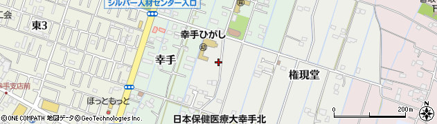埼玉県幸手市権現堂1452周辺の地図