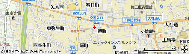 長野県諏訪郡下諏訪町231周辺の地図