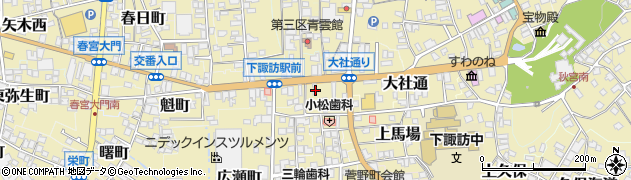 長野県諏訪郡下諏訪町5511-1周辺の地図