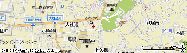 長野県諏訪郡下諏訪町5800周辺の地図