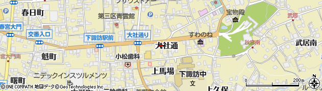 長野県諏訪郡下諏訪町5527周辺の地図