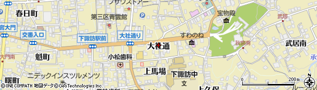 長野県諏訪郡下諏訪町5529周辺の地図
