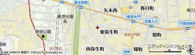 長野県諏訪郡下諏訪町5244周辺の地図