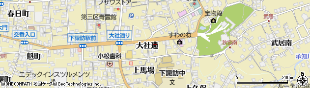 長野県諏訪郡下諏訪町5531-1周辺の地図