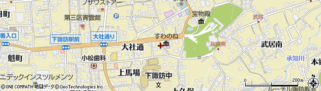 長野県諏訪郡下諏訪町5552周辺の地図