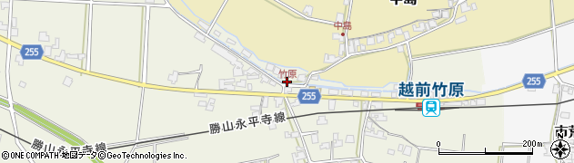 竹原周辺の地図