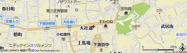 長野県諏訪郡下諏訪町5534周辺の地図
