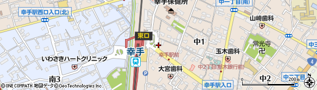 焼とり かごや 東武幸手駅前店周辺の地図