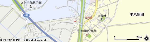 茨城県坂東市弓田3632周辺の地図