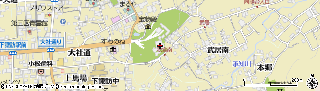 長野県諏訪郡下諏訪町5828周辺の地図