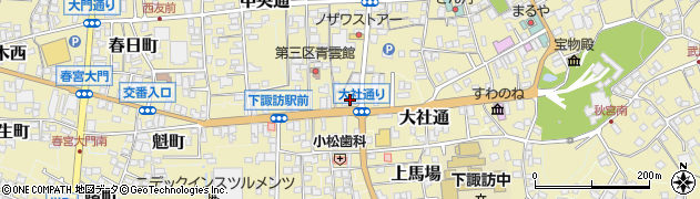 長野県諏訪郡下諏訪町3236周辺の地図