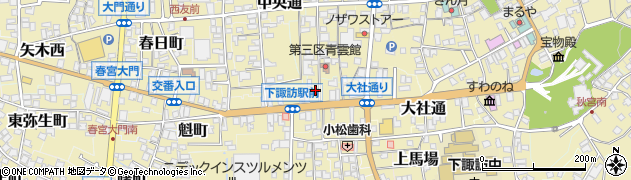 長野県諏訪郡下諏訪町293周辺の地図