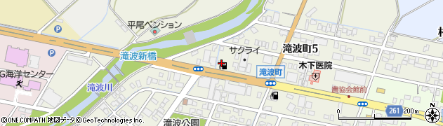 ＪＡ福井県　たきなみ給油所周辺の地図