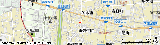 長野県諏訪郡下諏訪町10周辺の地図