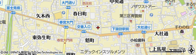 長野県諏訪郡下諏訪町236周辺の地図