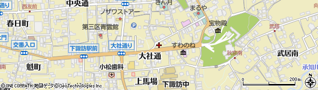 長野県諏訪郡下諏訪町3556周辺の地図