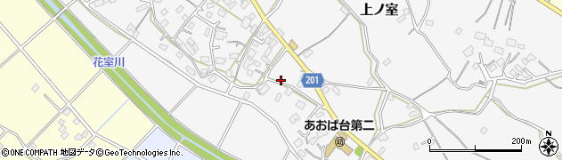 茨城県つくば市上ノ室450周辺の地図