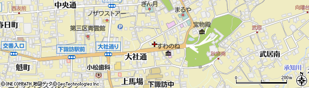 長野県諏訪郡下諏訪町3560周辺の地図